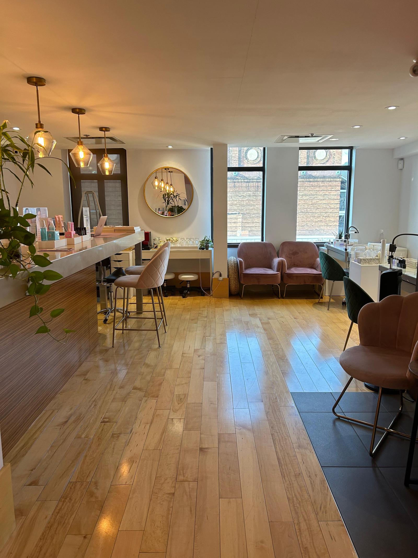 Intérieur du Studio Bonita Beauty à Montréal